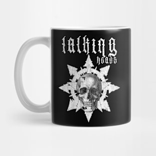 Talking heads skull Mug